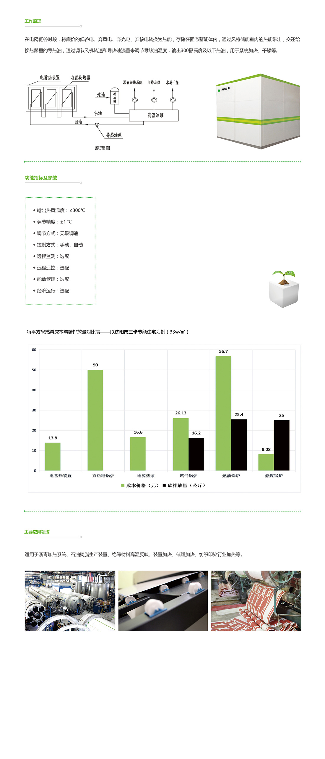 导热油型电蓄热装置